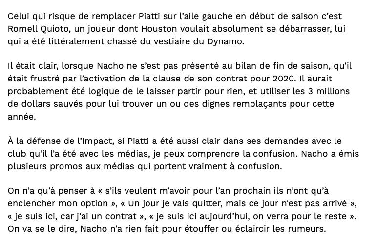 Nacho Piatti part comme un VOLEUR vs Carey Price le TEAM GUY....