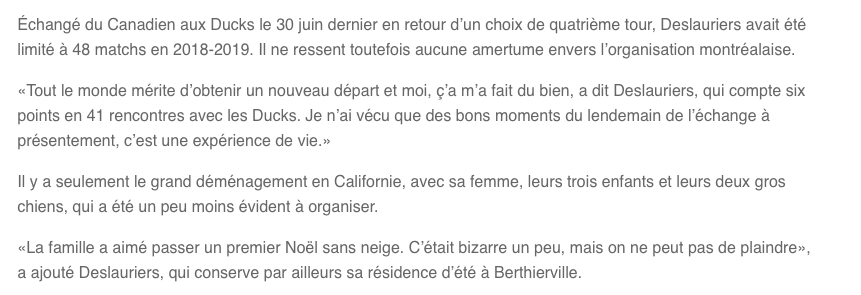 Nicolas Deslauriers veut se battre avec un gars du CH...