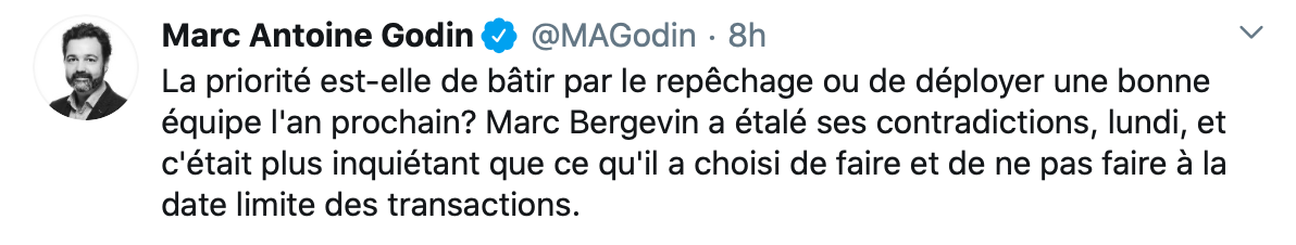 Notre BERGY s'est fait pogner les culottes baissées...