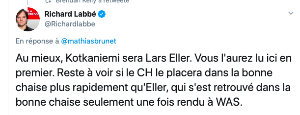 Richard Labbé doit tellement être CRAMPÉ...de faire CAPOTER les FEFANS...