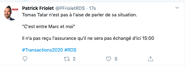 Tomas Tatar REFUSE de dire aux médias ce que Marc Bergevin lui a dit...