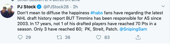 Trevor Timmins...en 17 ans..