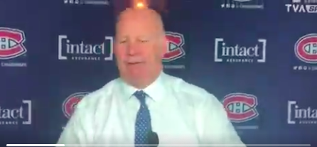 Vidéo: Claude Julien PÈTE une autre COCHE aux médias!!!!!