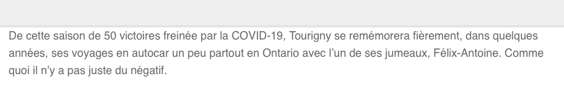 André Tourigny doit avoir envie de TOUT CASSER...