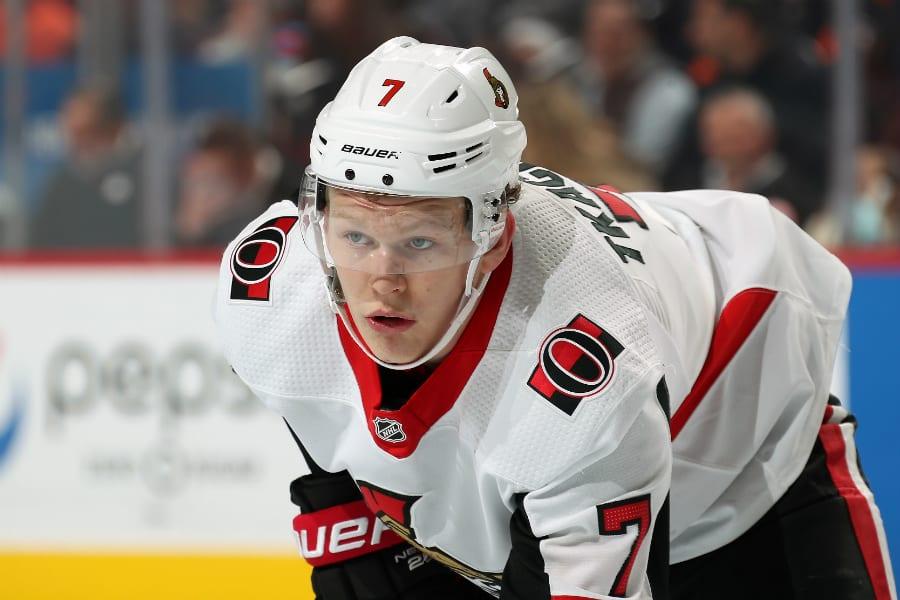 Brady Tkachuk ne voulait vraiment pas....