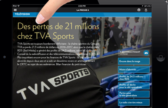 Ça sent la FAILLITE à PLEIN NEZ...pour TVA Sports...