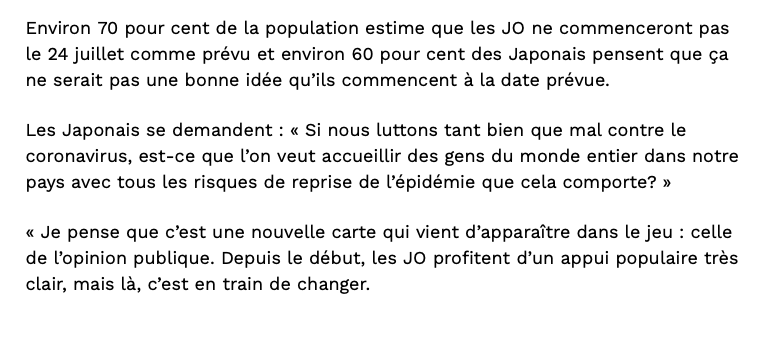 Ça sent l'ANNULATION à PLEIN NEZ...Des Jeux Olympiques..