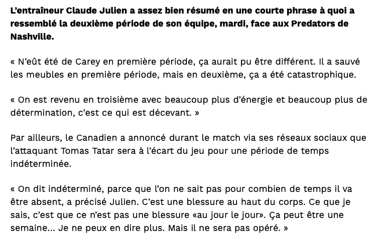 Carey Price, l'HOMME de 10,5 M$..