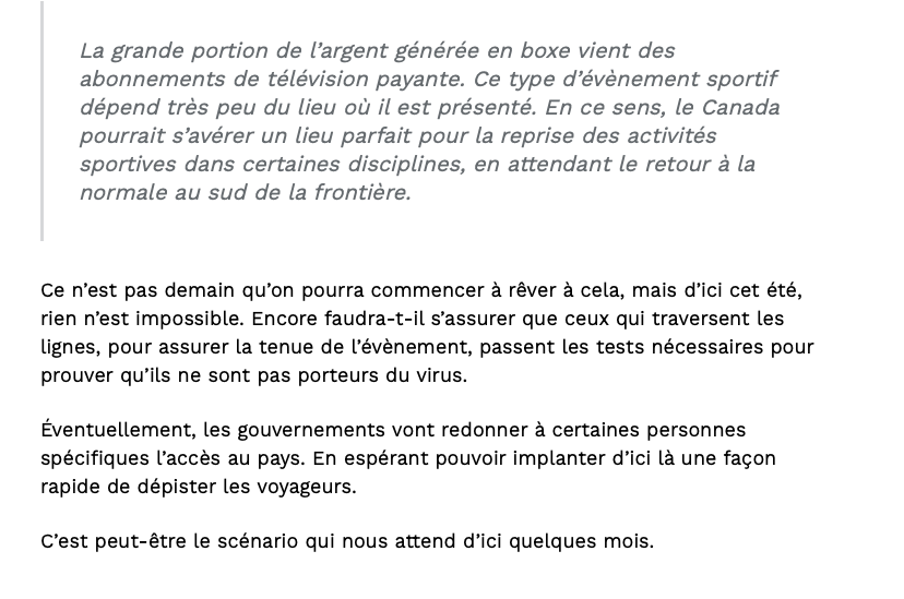 C'est pour ça qu'on parle de Marc Bergevin....et du CH..