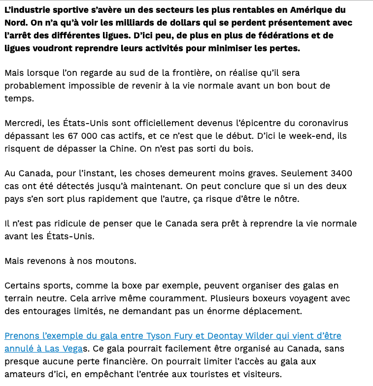 C'est pour ça qu'on parle de Marc Bergevin....et du CH..