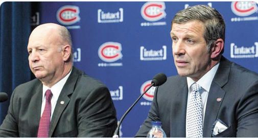 Claude Julien et Marc Bergevin les SOLIDAIRES...