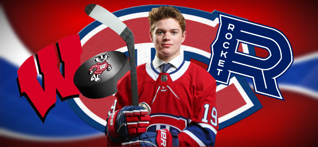 Cole Caufield est tellement en TABARN...contre Marc Bergevin...