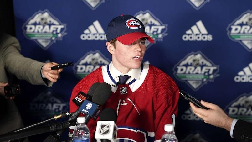 Cole Caufield rencontre Marc Bergevin ?