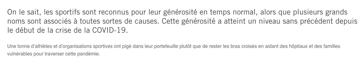 Est-ce que tous ces MILLIONNAIRES GÉNÉREUX vont convaincre Molson...