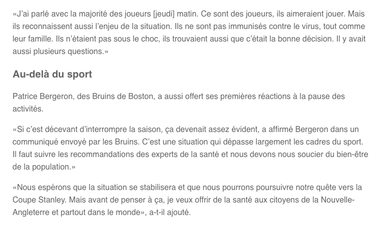 Geoff Molson...pourquoi ce SILENCE si LONG...