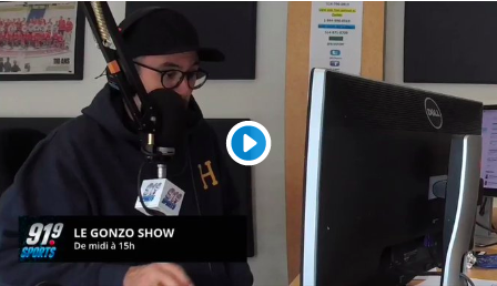 GONZO PÈTE une COCHE LIVE à la radio...