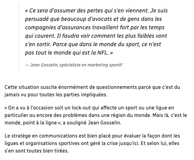 LA NFL....Est la GRANDE CHANCEUSE....