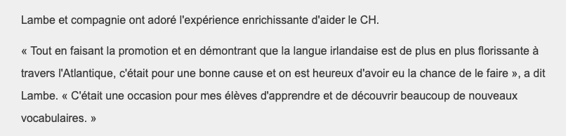 Le département MARKETING du CH avait travaillé TRÈS FORT...