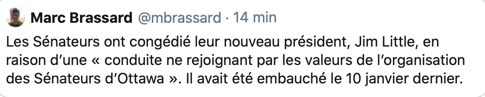 Les SENS congédient déjà leur président !!!