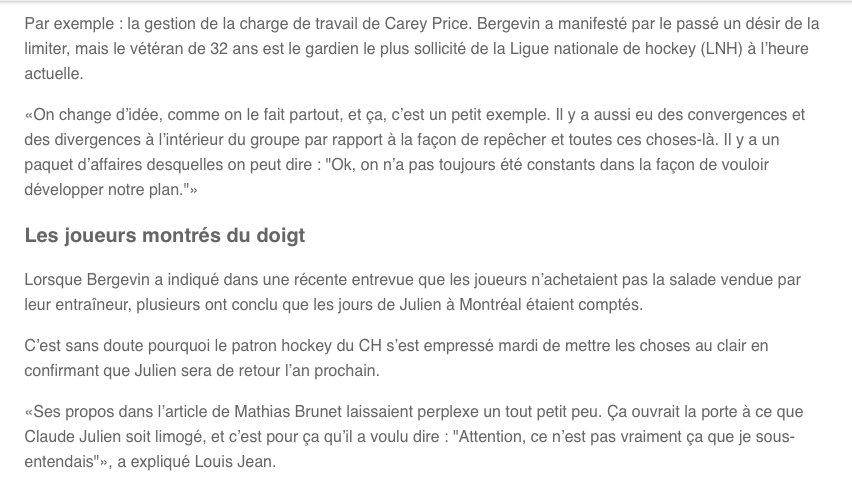 Marc Bergevin IGNORANT...sans son secondaire 5...