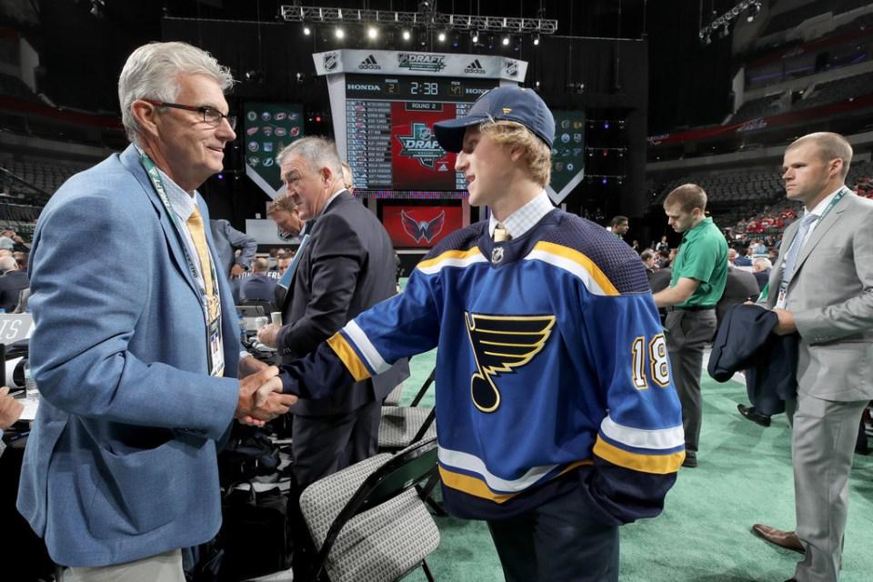 Marc Bergevin veut le choix de 2e ronde des Blues en 2018....