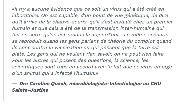 On ACCUSE souvent Hockey30 de partir des THÉORIES du COMPLOT...