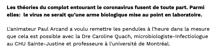 On ACCUSE souvent Hockey30 de partir des THÉORIES du COMPLOT...