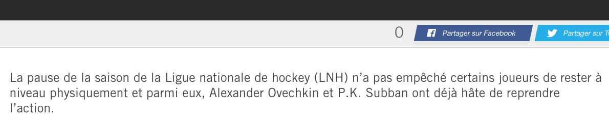 PK Subban parle vraiment comme un PERDANT....