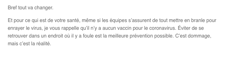 Renaud Lavoie vient de WAKE UP..