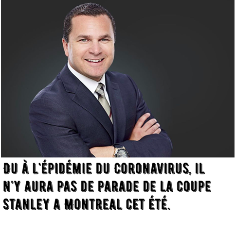 Renaud Lavoie...le grand GAGNANT du CORONAVIRUS....