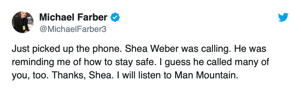 Shea Weber, la mère Teresa du Québec...