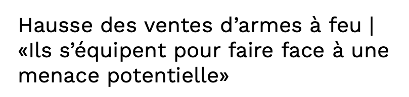 Tout le monde s'achète des GUNS....