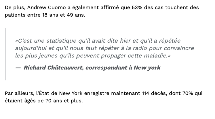 Une ODEUR de FIN du MONDE...à New York...