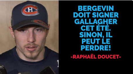 Brendan Gallagher va être SURPAYÉ même après la PANDÉMIE?