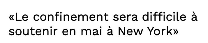 Comment les Montréalais vont rester en CONFINEMENT...