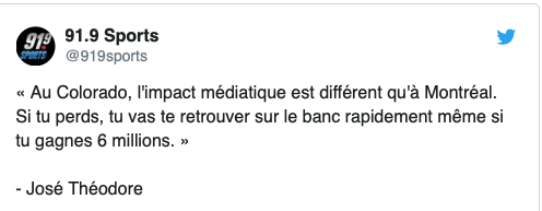 José Théodore trouve une autre façon de NARGUER Carey Price...