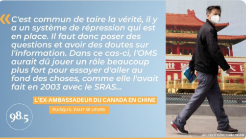 La communication du CH est basée sur le modèle CHINOIS..