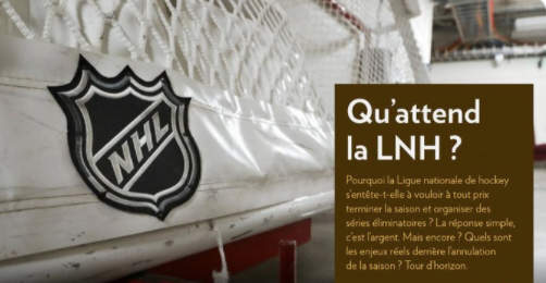 La LNH...VISÉ par la PRESSE...