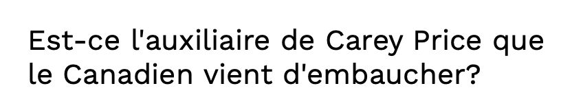 Le 98,5 Sports...Pense aussi que Vasily Demchenko...