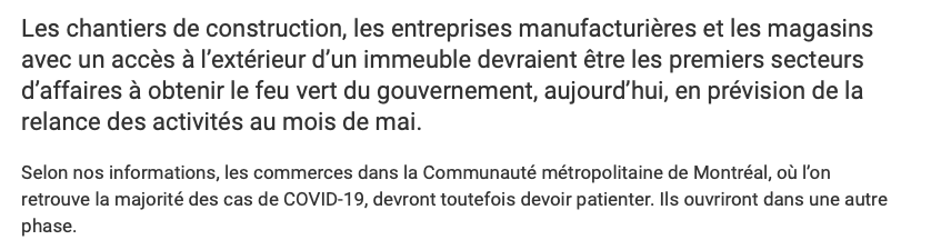 Le DÉCONFINEMENT...en 6 PHASES...le sport...en 6e PHASE...