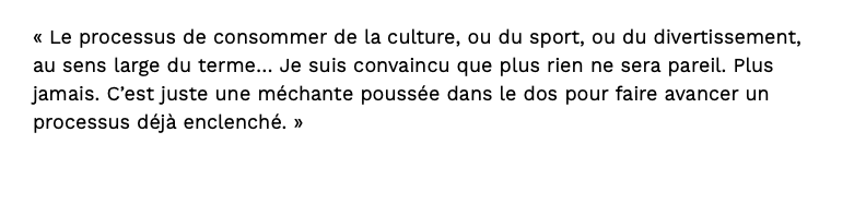 Le sport....et le SHOW BUSINESS....TRANFORMÉS à JAMAIS....