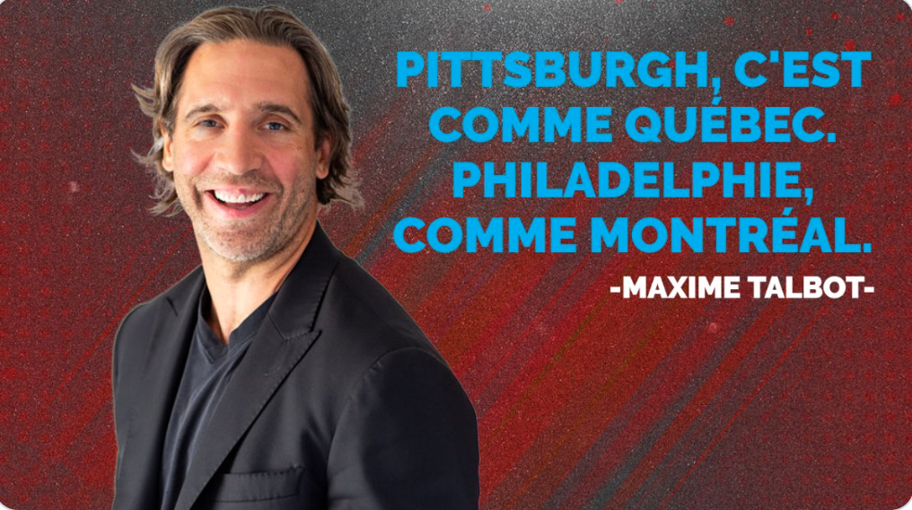 Max Talbot qui compare Phily à Montréal...