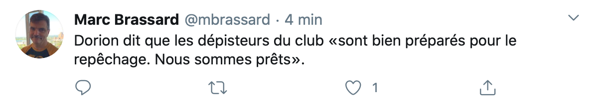 On sait déjà qui sera le gagnant du DRAFT...