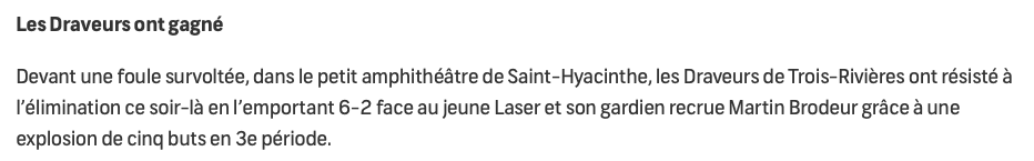 Pourquoi FEFANE LEROUX est resté 30 ans dans le JUNIOR...