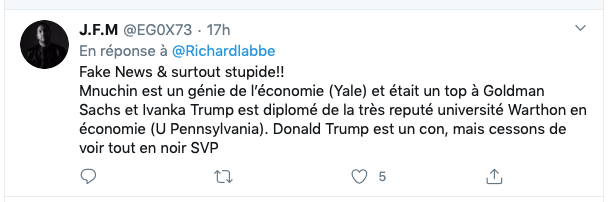 Richard Labbé se POGNE avec des PRO-TRUMP!!!!