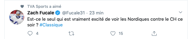 Zach Fucale, le seul téléspectateur de TVA Sports....HAHA!!!