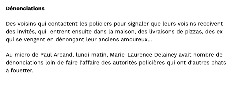 Au point que tu dénonces le PARTY de TON EX...juste pour te venger...