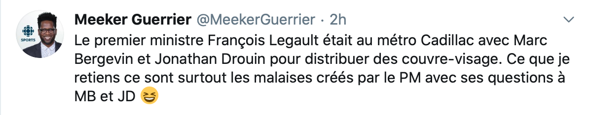 François Legault a encore proposé à Marc Bergevin...