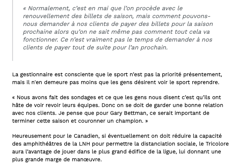 Geoff Molson va réduire le prix des billets...et de la bière?