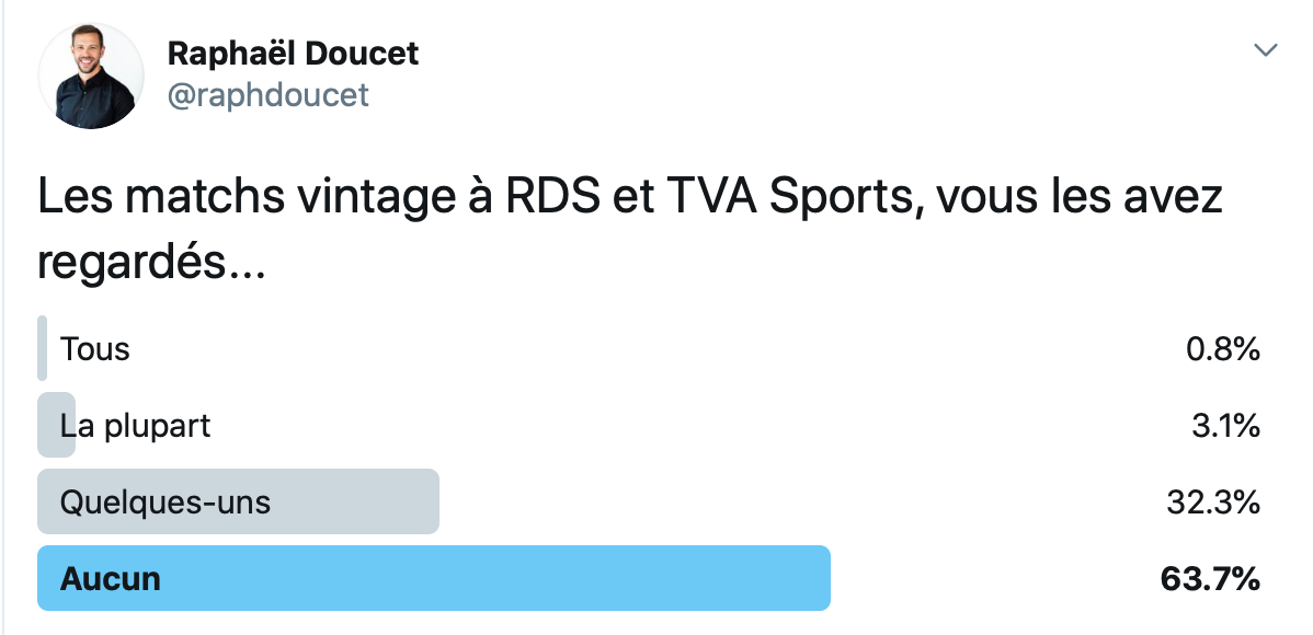 HAHA...Espérons que ça va calmer RDS et TVA Sports...